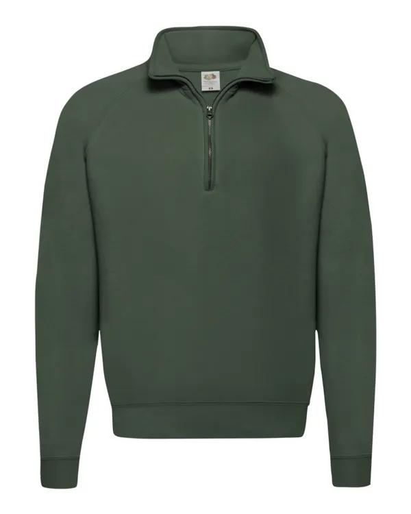 Meeste poollukuga dressipluus Classic Zip Neck (Fruit of the Loom)
