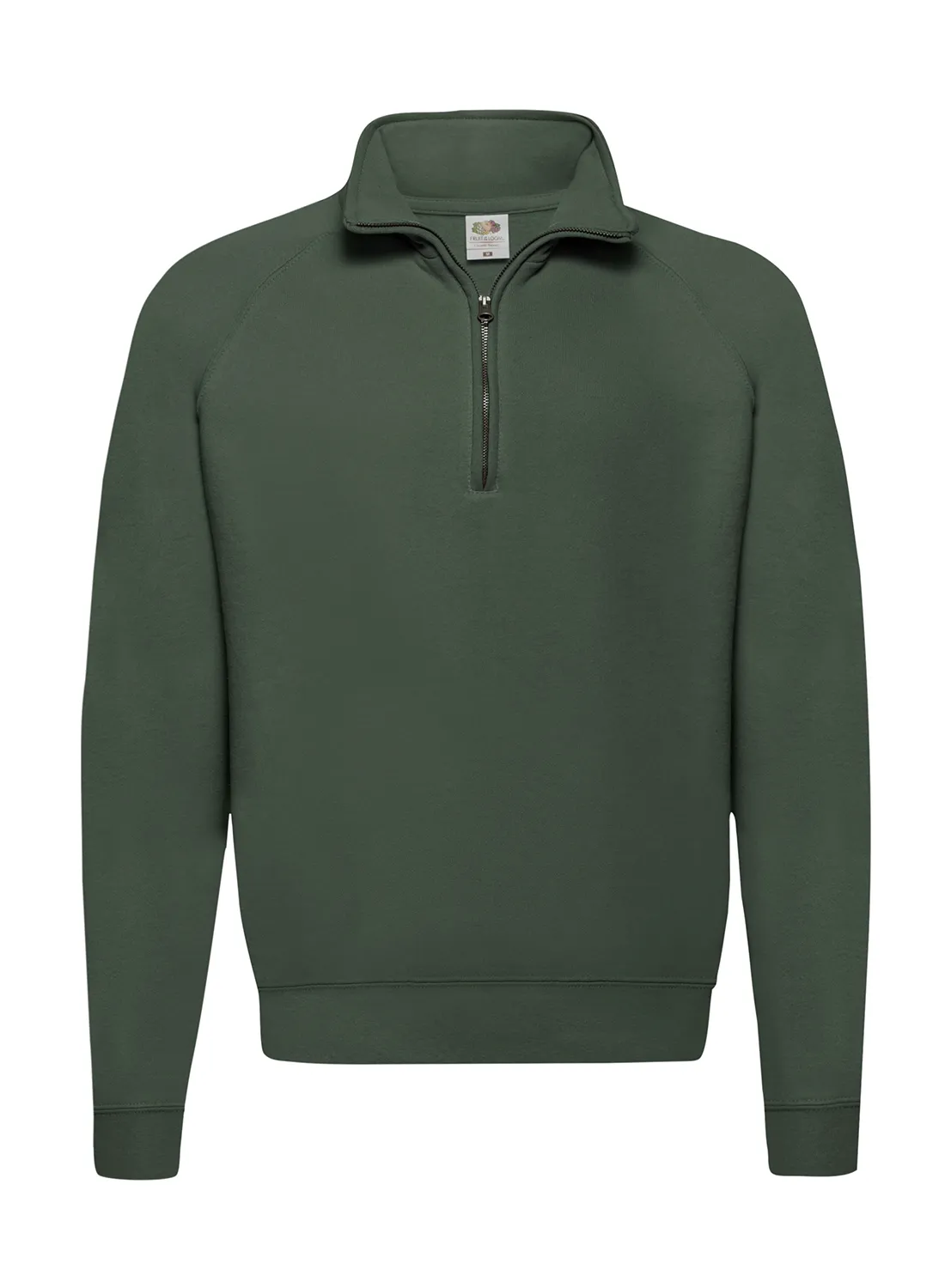Meeste poollukuga dressipluus Classic Zip Neck (Fruit of the Loom)
