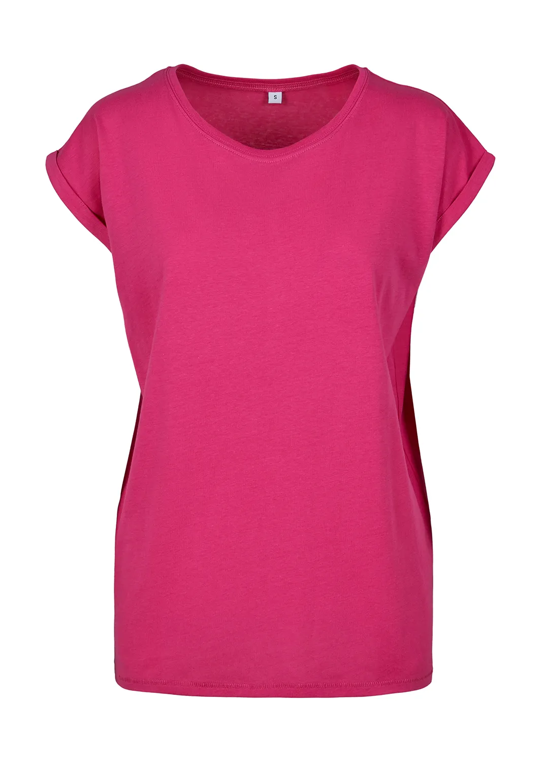 Build Your Brand Ladies Extended Shoulder Tee naiste T-särk