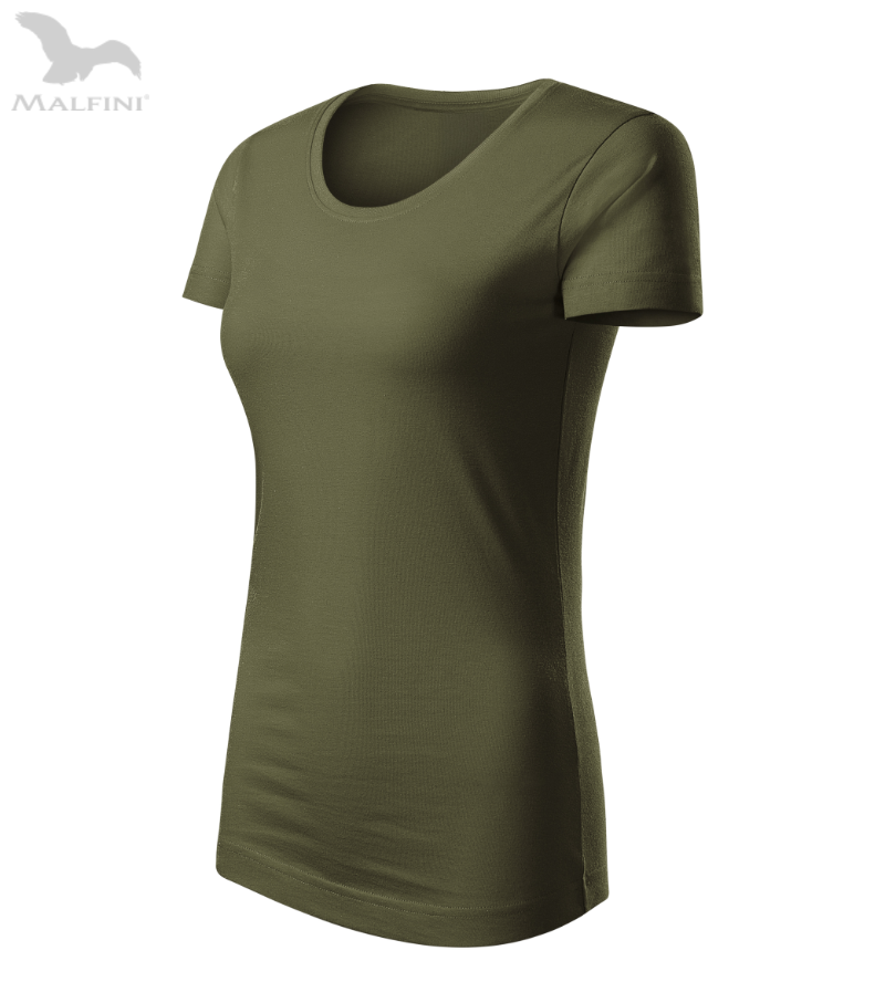 Naiste orgaanilisest puuvillast liibuv T-särk