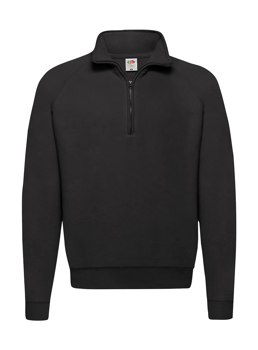 Meeste poollukuga dressipluus (Fruit of the Loom Classic Zip Neck 62-114-0)
