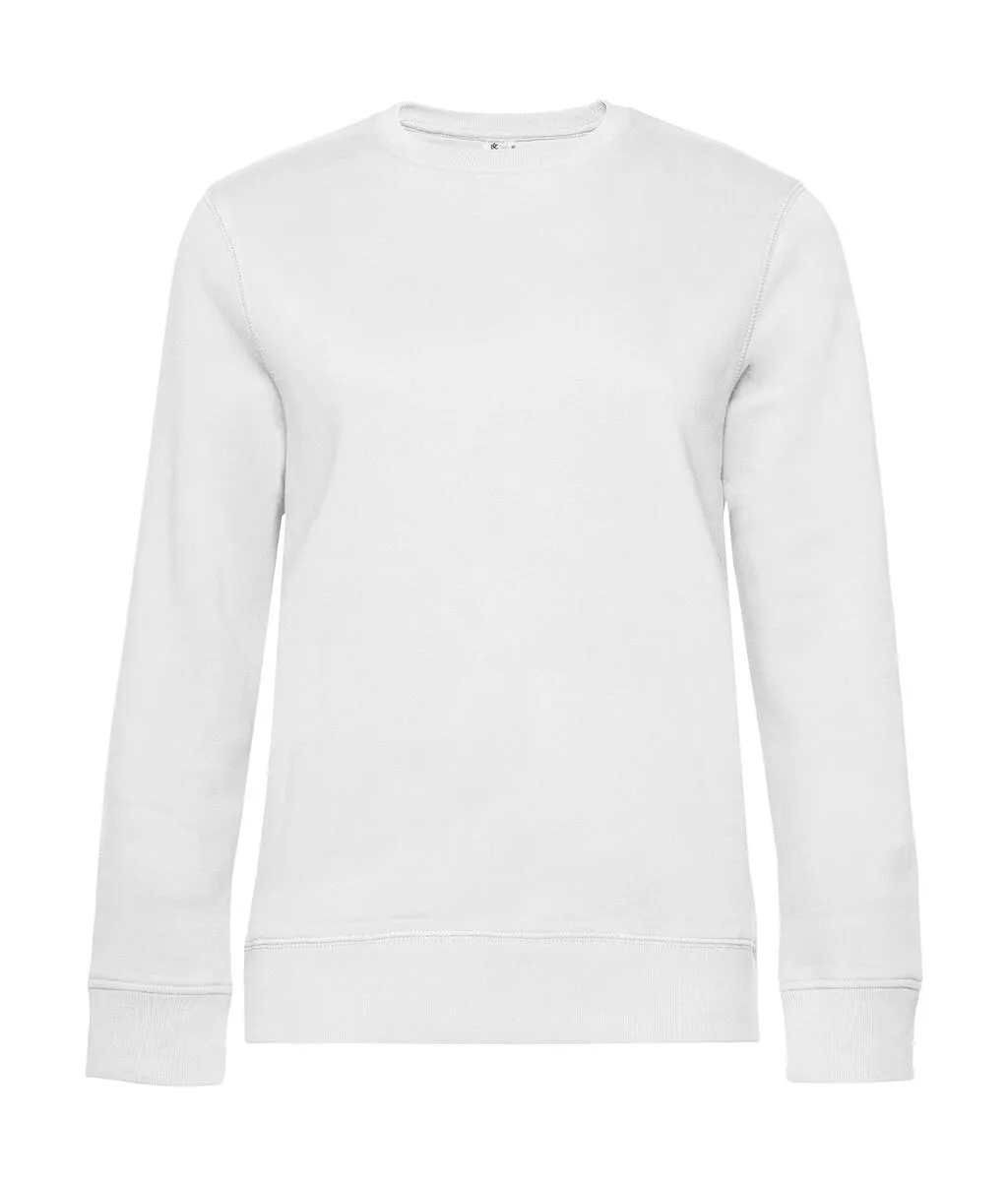 Naiste crewneck pusa Queen (B&C QUEEN Crew Neck WW01Q)